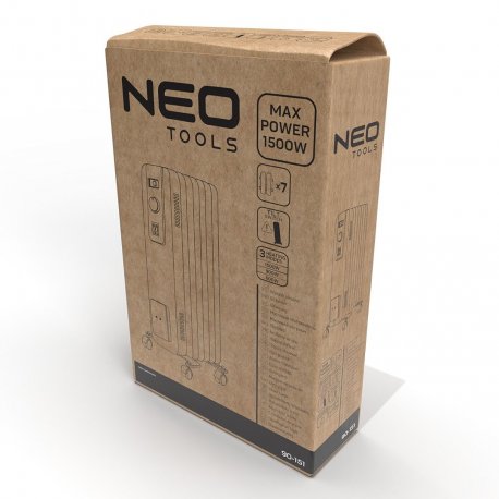 Масляный радиатор Neo Tools 1.5кВт (90-151)