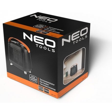 Тепловентилятор Neo Tools 1500Вт Black (90-157)