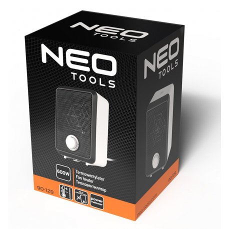 Тепловентилятор Neo Tools 600Вт White (90-129)