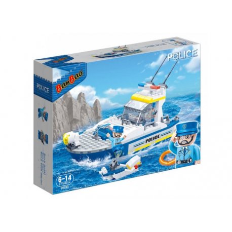 Конструктор BanBao Полиция Катер 240шт. (BB7028)