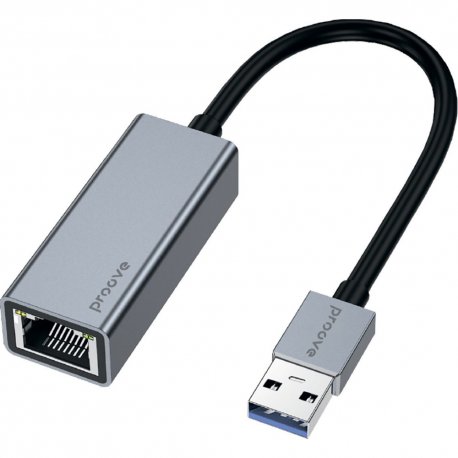 Сетевой адаптер OTG Proove Extension RJ45 to USB Silver (RJEX00102001)