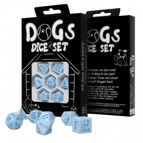 Набір кубиків DOGS Dice Set: Luna (7) (SDOG01)