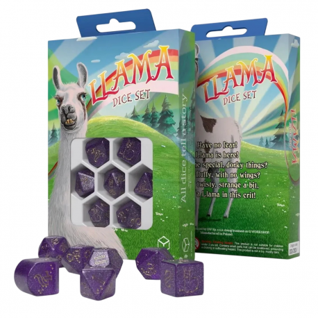 Набор кубиков Llama Zippy Modern Dice Set (7) (RLLA04)