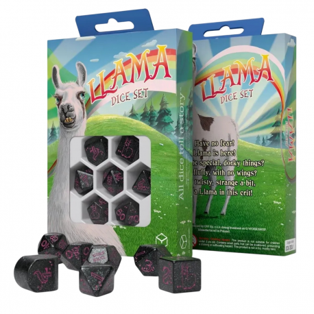 Набор кубиков Llama Spitty Modern Dice Set (7) (RLLA06)