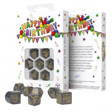 Набор кубиков Happy Birthday Dice Set: Confetti (RHPB03)