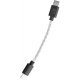 Кабель Choetech PD3.1 USB-C - USB-C 12cm Grey (90403042)