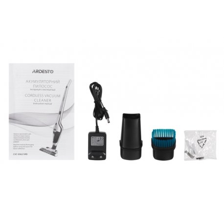 Ручной аккумуляторный пылесос Ardesto White (CVC-X0621WB)