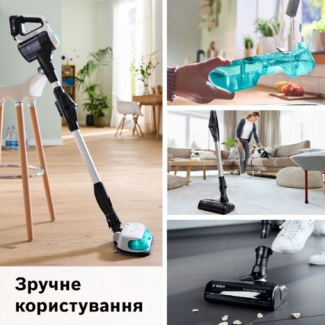 Ручной аккумуляторный пылесос Bosch White (BCS712HYG5)