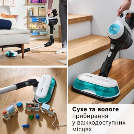 Ручной аккумуляторный пылесос Bosch White (BCS712HYG5)