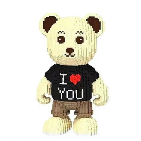 Конструктор Magic Blocks 3D Ведмедик Тедді I Love You (BX-7038)