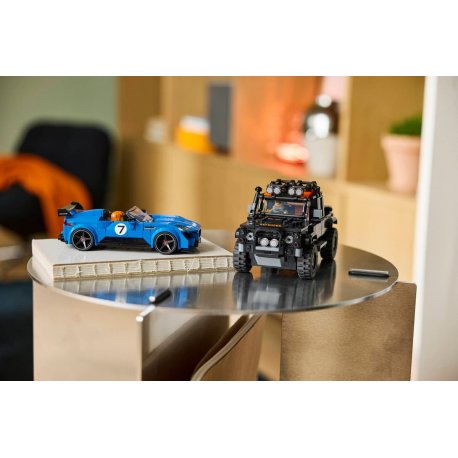 Конструктор LEGO Speed Champions Jaguar Project 7 и Land Rover Defender (77264)