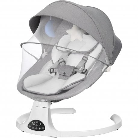 Детский шезлонг Dearest Baby (6956062000202) Light Grey (1132129)