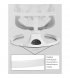Детский шезлонг Dearest Baby (6956062000202) Light Grey (1132129)