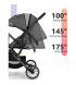 Детская коляска прогулочная Kidilo 525Baby Grey (1132142)