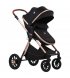 Универсальная коляска трансформер 3 в 1 Kidilo H2D Black (1111556)