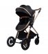 Універсальна коляска трансформер 3 в 1 Kidilo H2D Black (1111556)