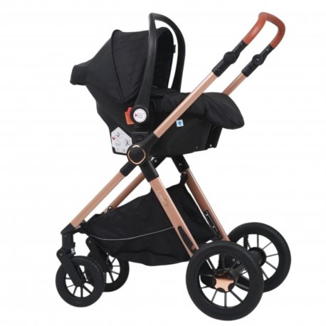 Універсальна коляска трансформер 3 в 1 Kidilo H2D Black (1111556)