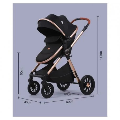 Універсальна коляска трансформер 3 в 1 Kidilo H2D Khaki Beige(1071347)