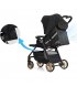 Коляска прогулочная Baobaohao A5 Black (1171397)
