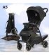 Коляска прогулянкова Baobaohao A5 Black (1171397)