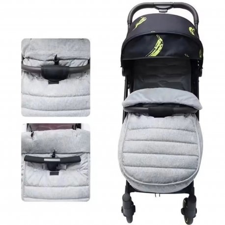 Теплий конверт у коляску Kidilo 601 Grey (1171411)