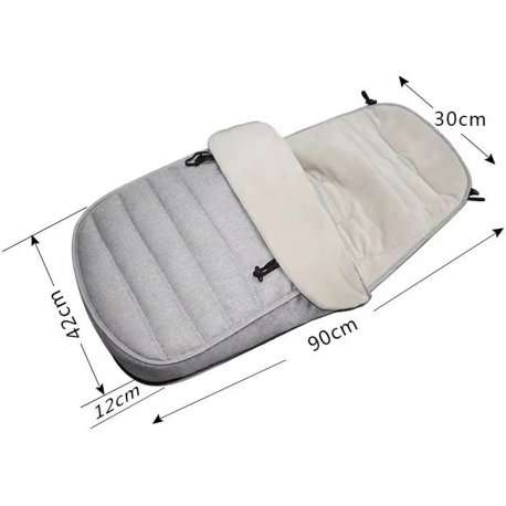 Теплий конверт у коляску Kidilo 601 Grey (1171411)