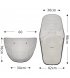 Теплый конверт в коляску Kidilo 601 Grey (1171411)
