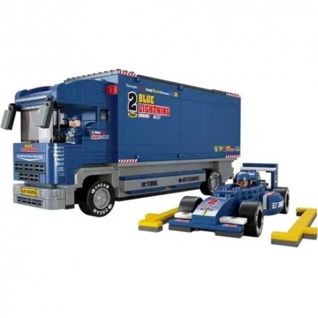 Конструктор SLUBAN Автотрейлер Formula (М38-В0357)