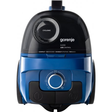 Пилосос Gorenje контейнерний 800Вт Blue/Black (VCE01G2ACBL)