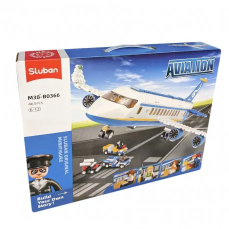 Конструктор SLUBAN Aviation Самолет (M38-B0366)