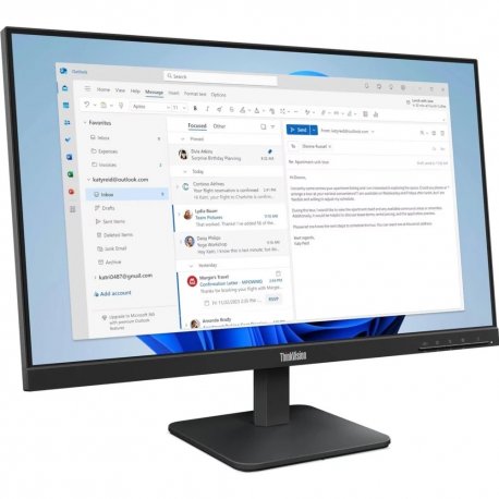 Монітор Lenovo S24-4e 23.8" Black (64B5KAT1UA)