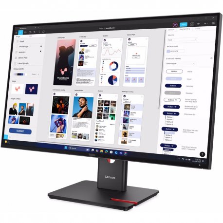Монитор игровой Lenovo T32UD-40 Eclipse Black (64B0GAT1UA)