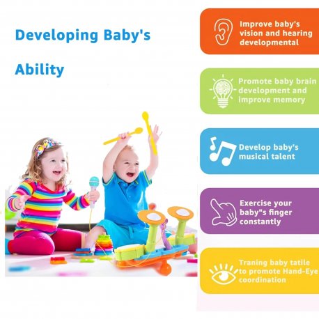 Дитячий барабан Smart Baby (6928270764726)