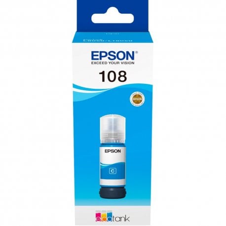 Чорнило Epson 108 70 ml Cyan (C13T09C24A)