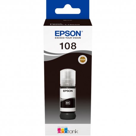 Чернила Epson 108 70 ml Black (C13T09C14A)