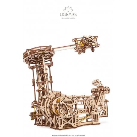 Пазл 3D Ugears механічний Авіатор 726 дет (70053)