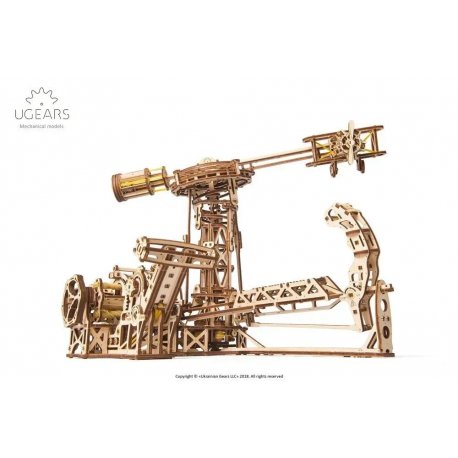 Пазл 3D Ugears механический Авиатор 726 дет (70053)