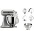 Кухонная машина KitchenAid Artisan 4,8 л Silver (5KSM175PSECU)