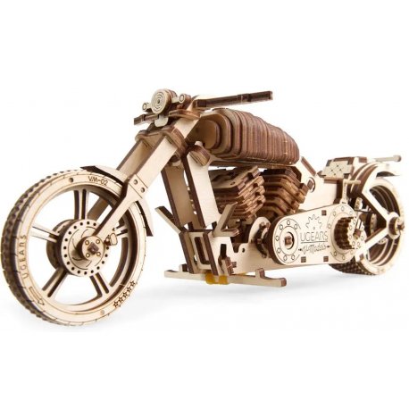 Пазл 3D Ugears механічний Байк VM-02 189 дет (70051)