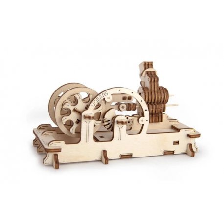 Пазл 3D Ugears механічний Двигун 81 дет (70009)