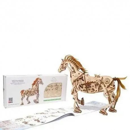 Пазл 3D Ugears механический Конь-механоид 410 дет (70054)