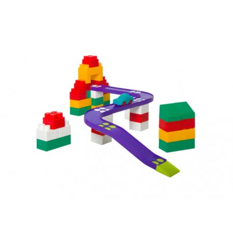 Конструктор пластиковий Colorplast Авто Блок (1791)