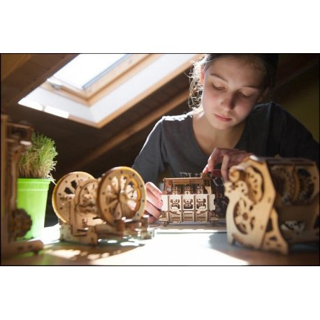 Пазл 3D Ugears механічний Лічильник 157 дет (70130)