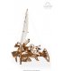 Пазл 3D Ugears механический Тримаран Мерихобус 237 дет (70059)