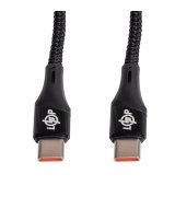 Кабель LP 3в1 USB 3.0 to Type-C/Lightning/Micro-USB 1.2m Black (C20CM)