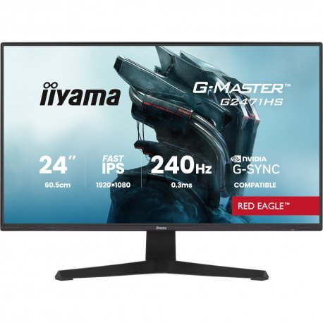 Монитор iiyama G2471HS-B1 23.8" IPS Black (G2471HS-B1)