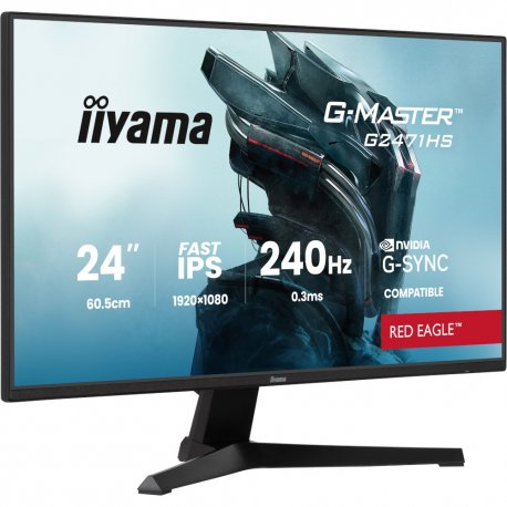 Монитор iiyama G2471HS-B1 23.8" IPS Black (G2471HS-B1)