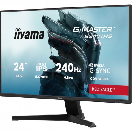 Монитор iiyama G2471HS-B1 23.8" IPS Black (G2471HS-B1)