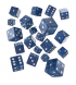 Набір кубиків Full Pack of D6s: Cobalt&White (S20604)
