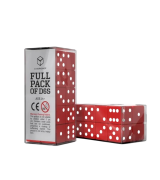 Набір кубиків Full Pack of D6s: Red&White (S20606)